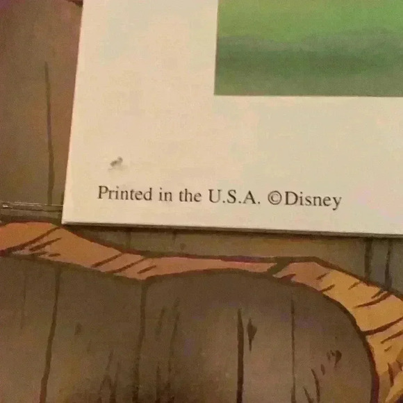 Vintage 1997 Disney’s Poohs Grand Adventure, exclusive lithograph portfolio - Picture 9 of 9